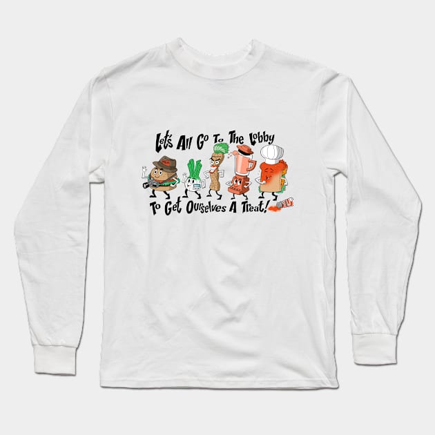 Let's All Go To The Lobby Long Sleeve T-Shirt by Blank Check